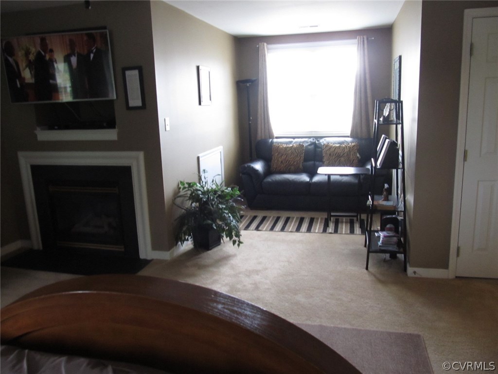 9366 Springmount Terrace Chesterfield, VA 23832 - Photo 10 of 20 a living room with furniture a piano and a fireplace