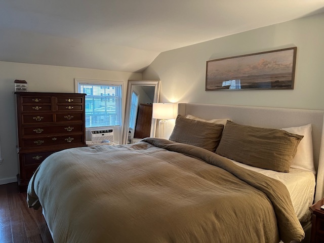 100 Rising Trail Drive, Unit 100 Middletown, CT 06457 - Photo 24 of 33 a bedroom with a bed and a flat screen tv