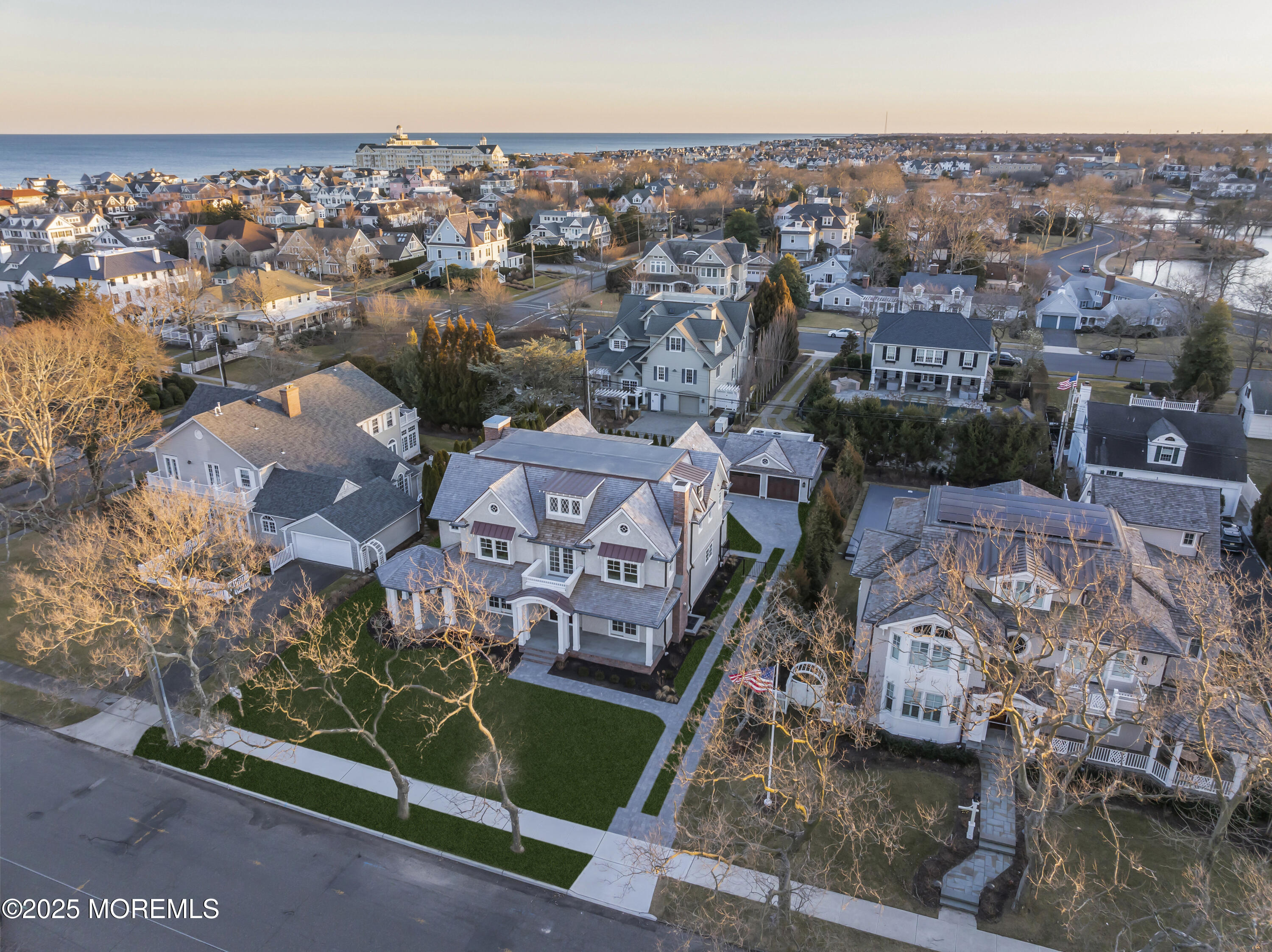 205 Morris Avenue Spring Lake, NJ 07762 - Photo 58 of 105 an aerial view of a city with lots of residential buildings