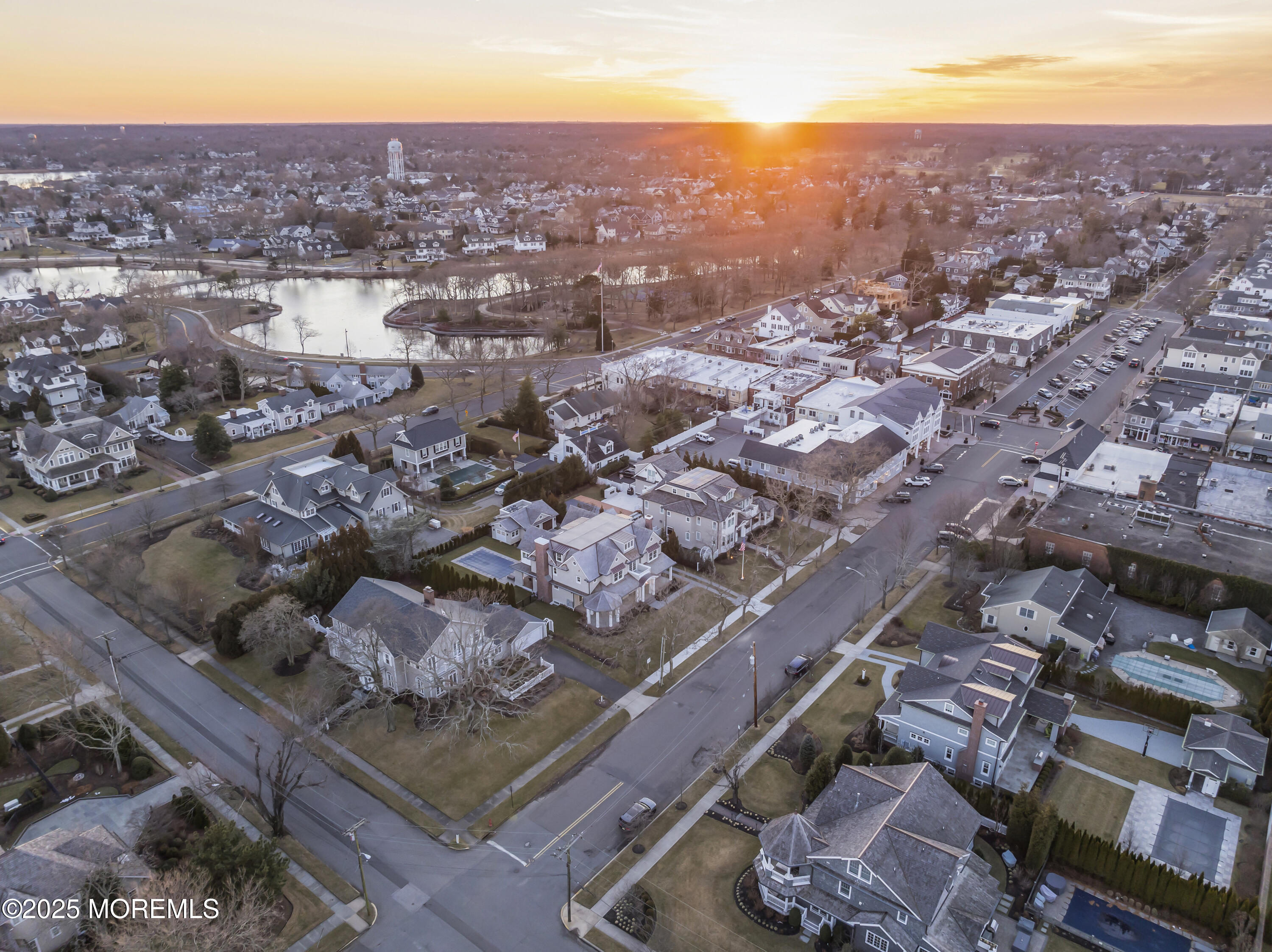 205 Morris Avenue Spring Lake, NJ 07762 - Photo 86 of 105 an aerial view of residential houses with city view