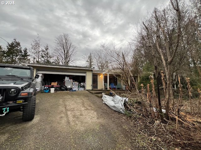 78 Northeast Salzman Road Corbett, OR 97019 - Photo 1 of 1 a view of a car parked in garage