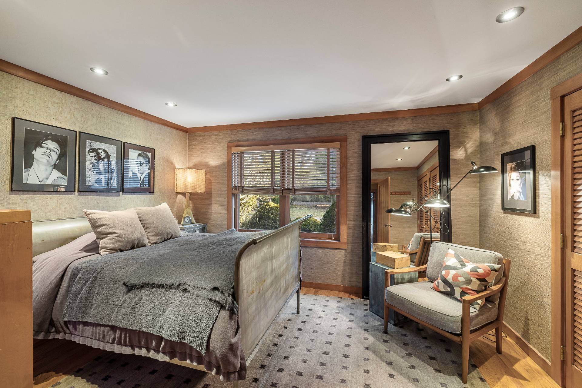 488 Lumber Lane Bridgehampton, NY 11932 - Photo 14 of 21 a bedroom with a bed couch and a window