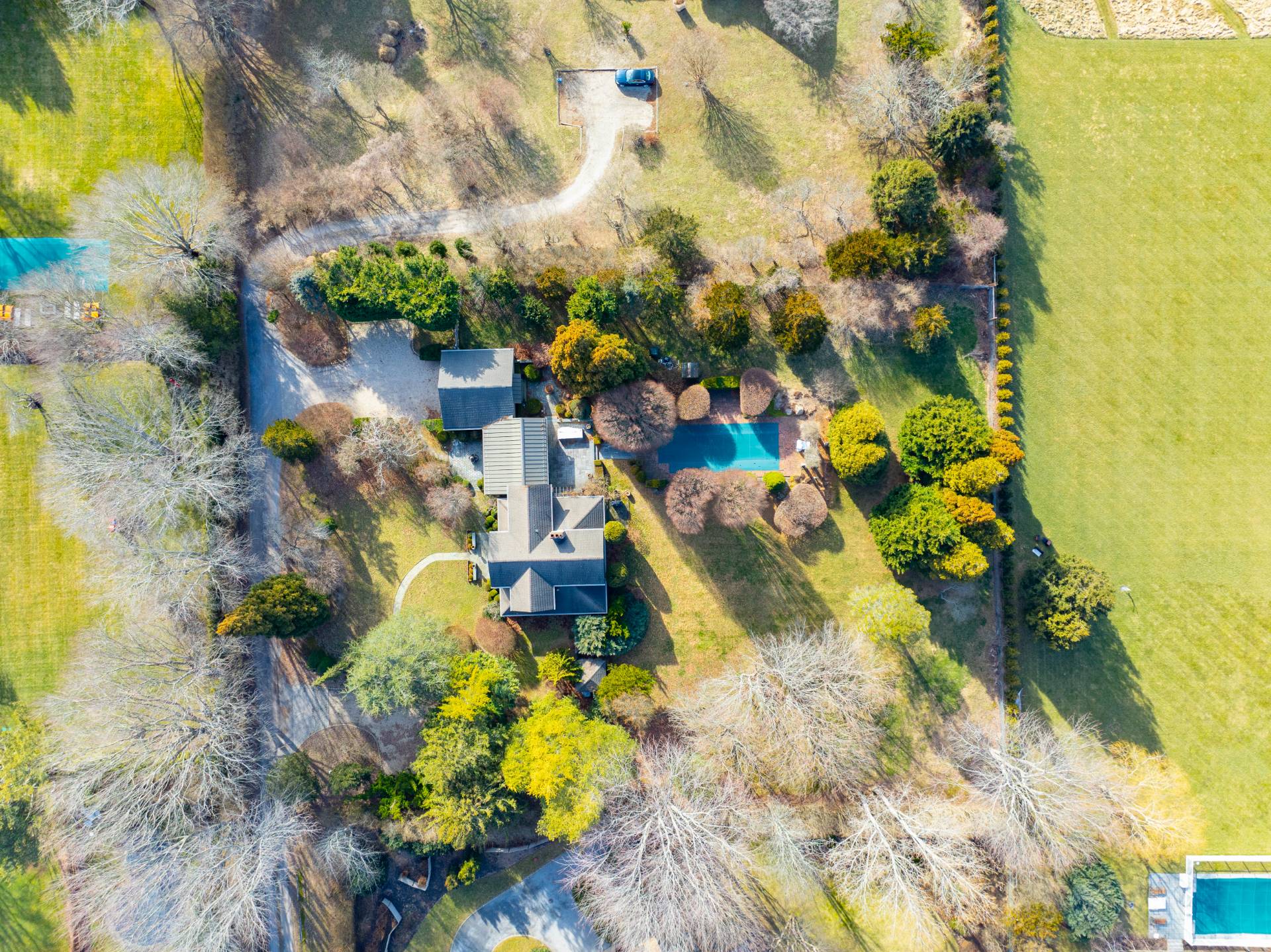488 Lumber Lane Bridgehampton, NY 11932 - Photo 21 of 21 a view of a yard with flowers