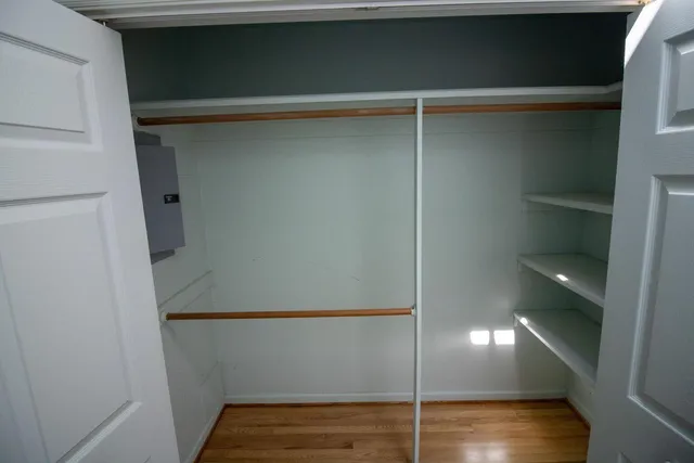 a view of walk in closet