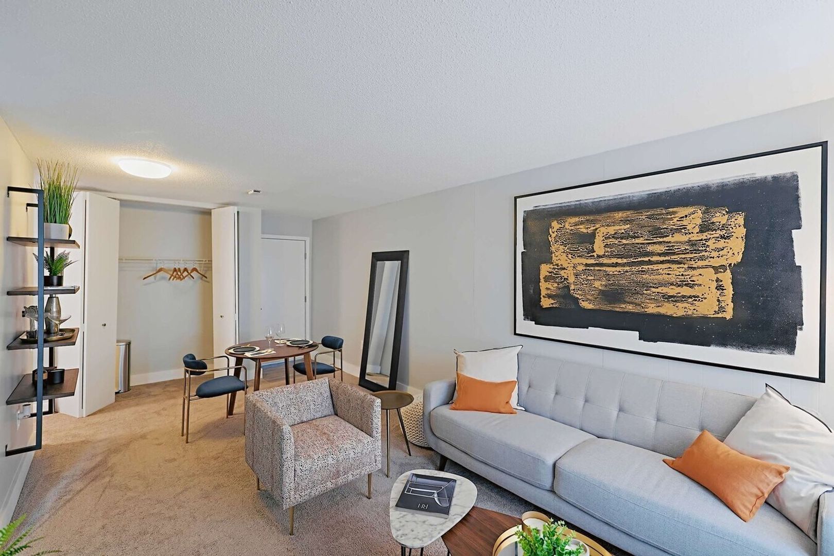 1505 North Peoria Avenue, Unit 1002 Peoria, IL 61603 - Photo 5 of 23 a living room with furniture and a large window