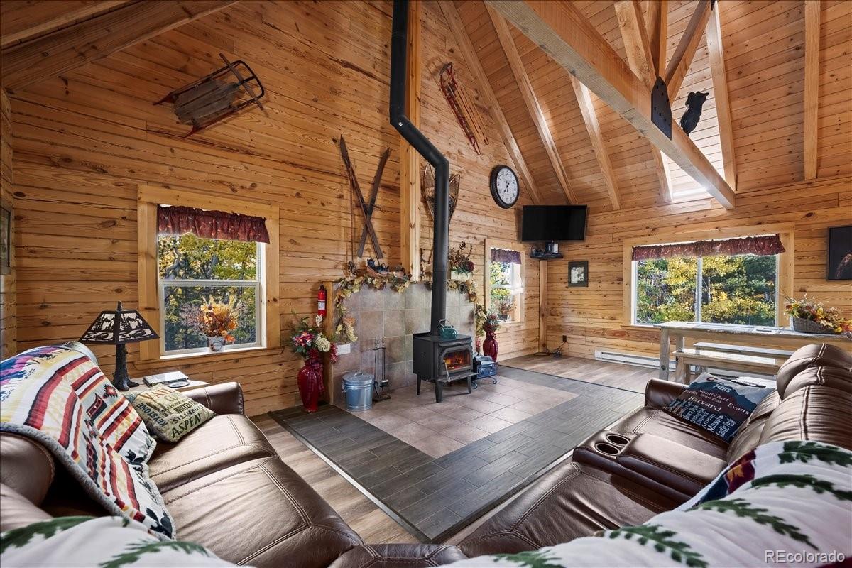 1119 Venture Road Fairplay, CO 80440 - Photo 11 of 49 a view of living room filled with furniture and large windows