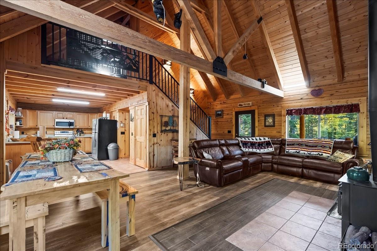 1119 Venture Road Fairplay, CO 80440 - Photo 14 of 49 a view of a hall with couch