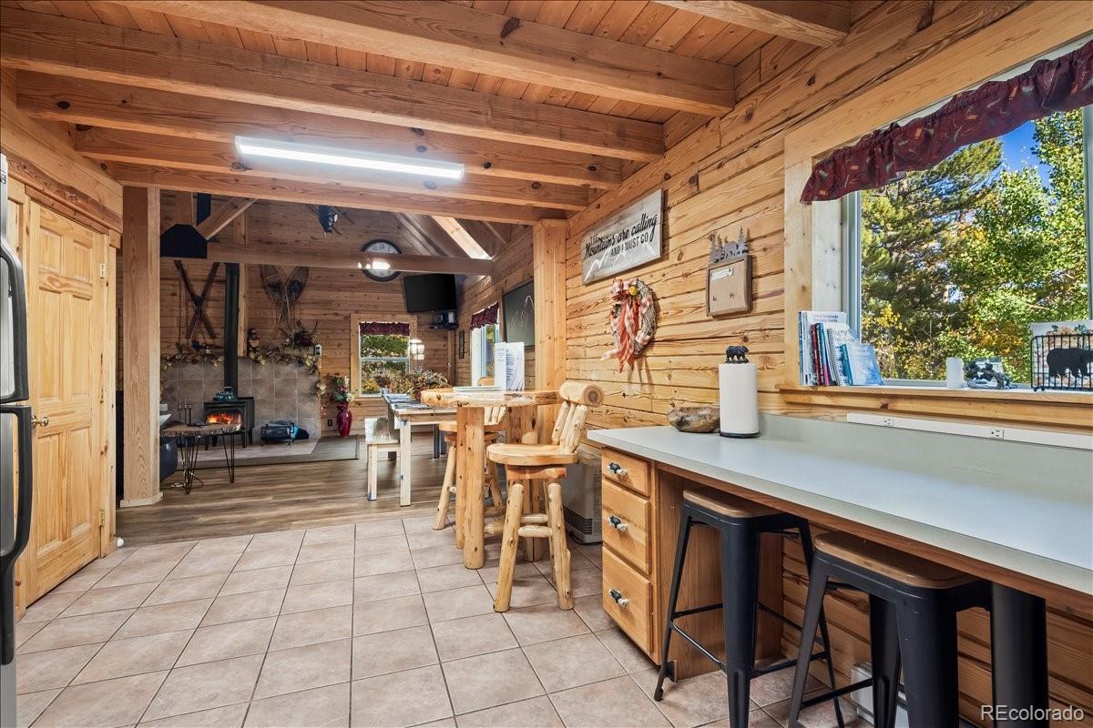 1119 Venture Road Fairplay, CO 80440 - Photo 19 of 49 a view of a dining room with furniture window and outside view