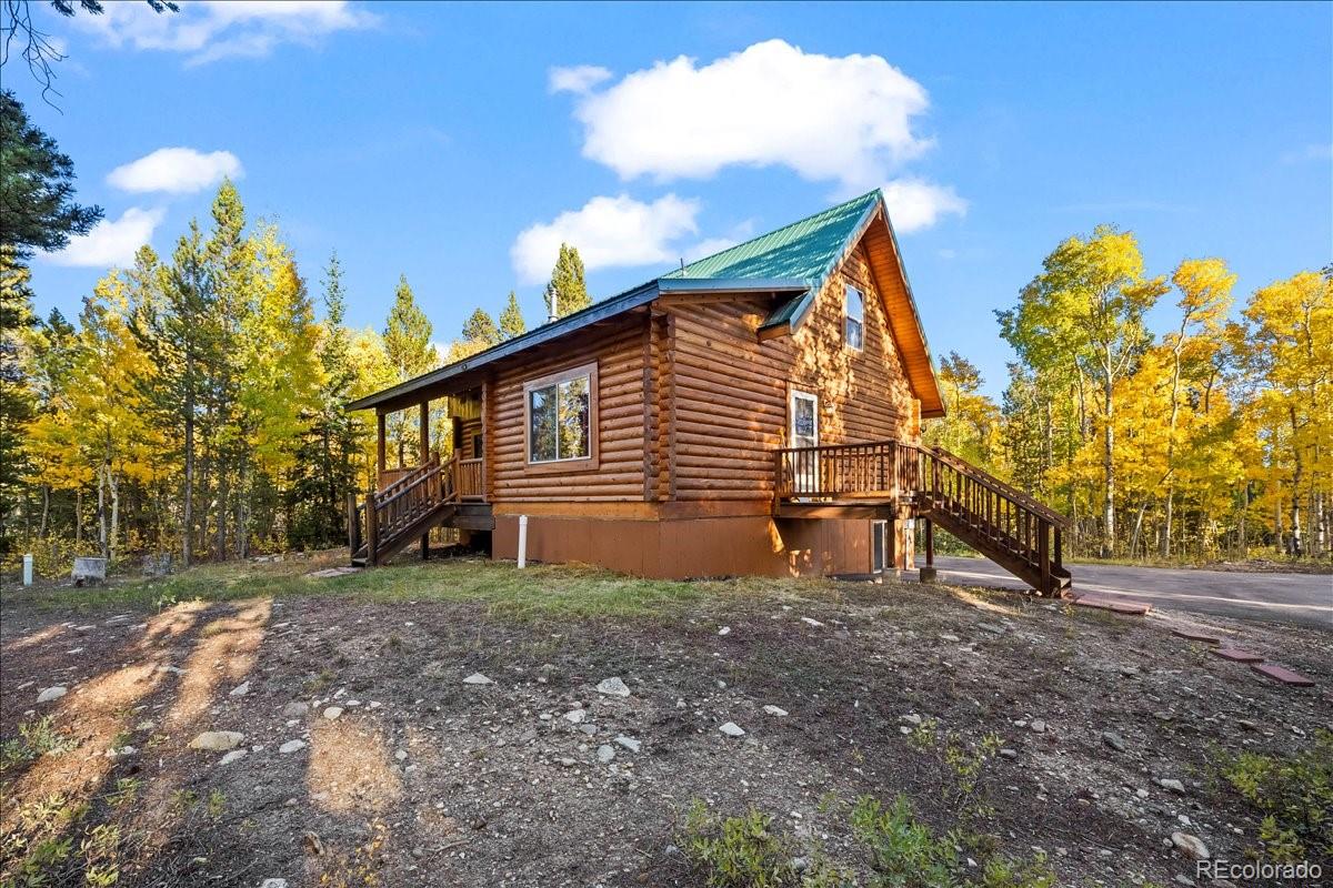 1119 Venture Road Fairplay, CO 80440 - Photo 38 of 49 a view of a house with a yard