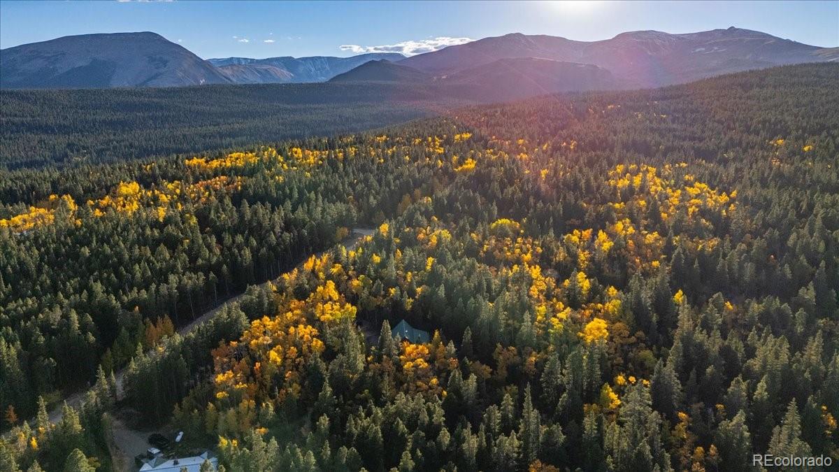 1119 Venture Road Fairplay, CO 80440 - Photo 46 of 49 a view of mountain with sunset in background