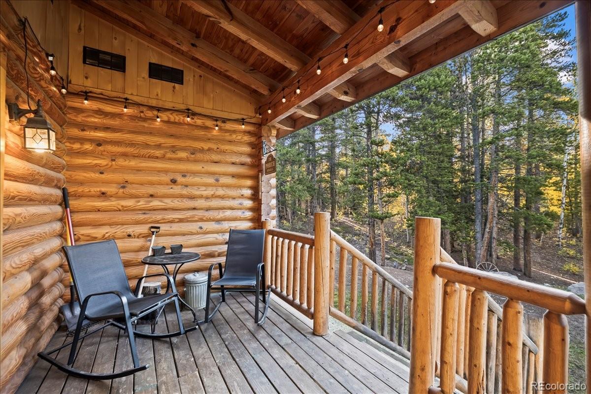 1119 Venture Road Fairplay, CO 80440 - Photo 7 of 49 a view of chair and table in the deck