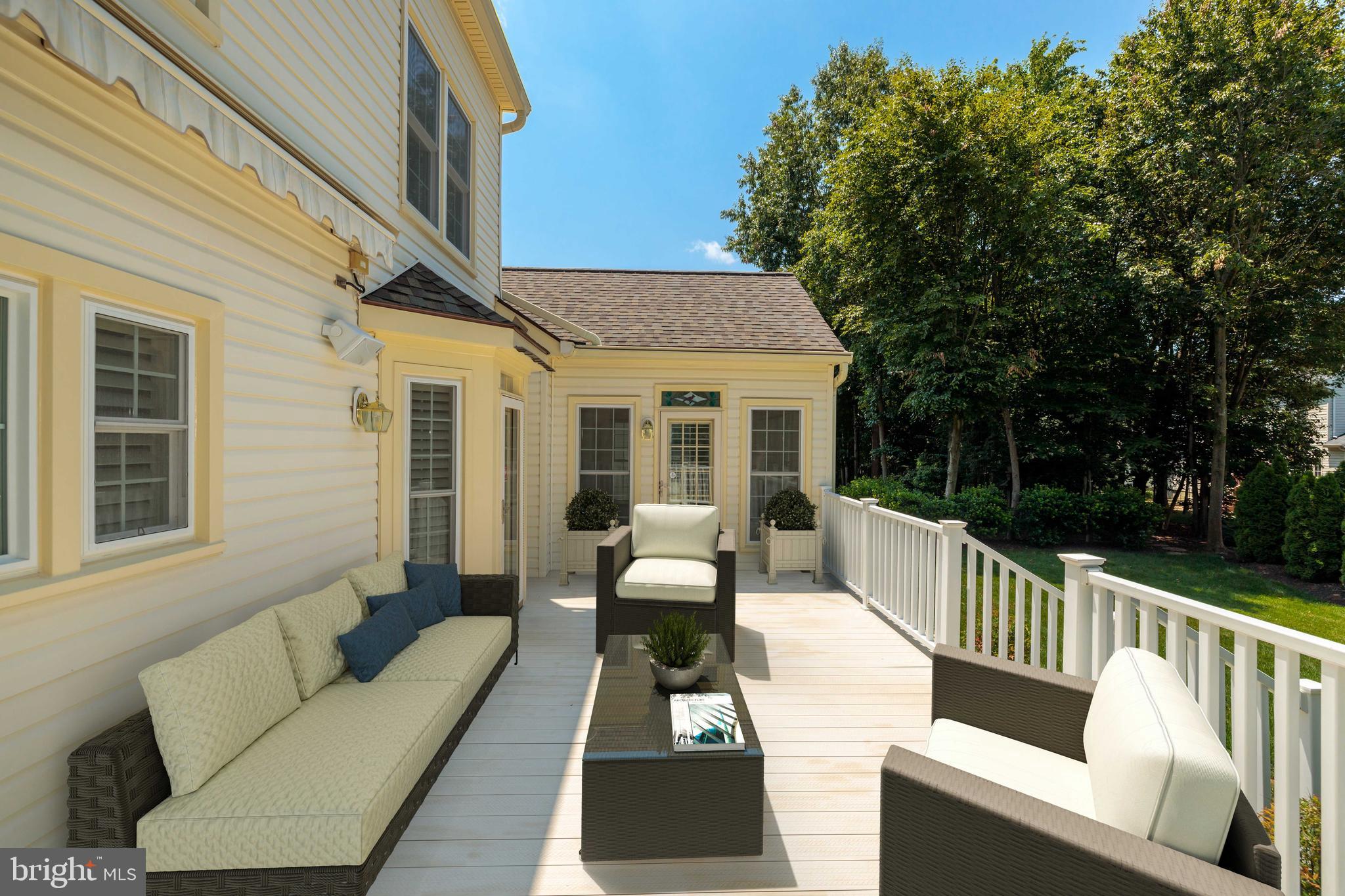 7379 Hunters Oak Court Springfield, VA 22150 - Photo 28 of 58 Deck with Awning