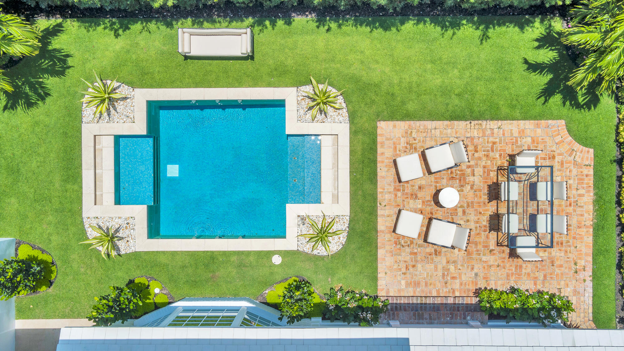 236 Pendleton Avenue Palm Beach, FL 33480 - Photo 6 of 34 an aerial view of a house having yard