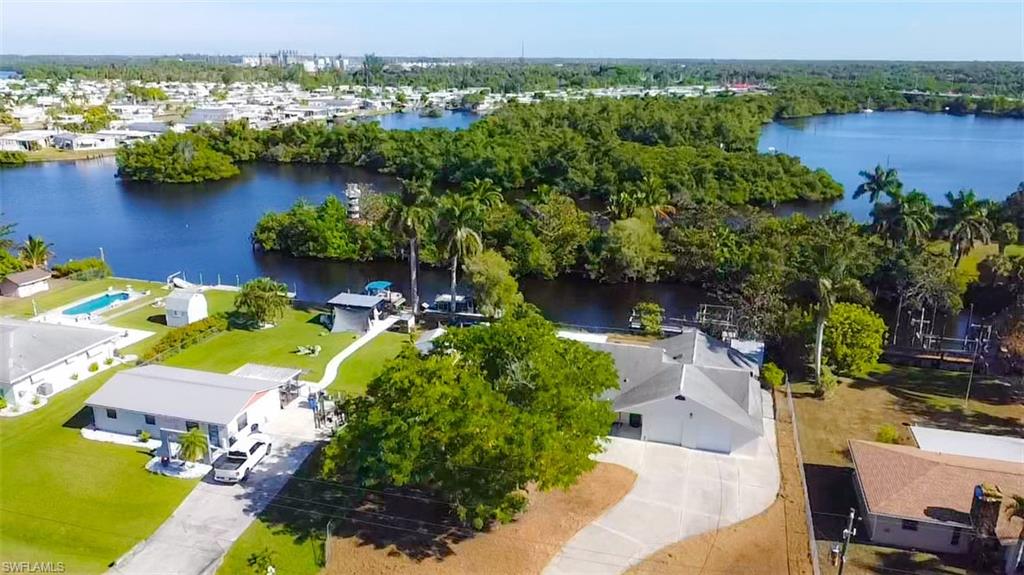 137 Meta Street Fort Myers, FL 33905 - Photo 26 of 50 Bird's eye view of a large body of water