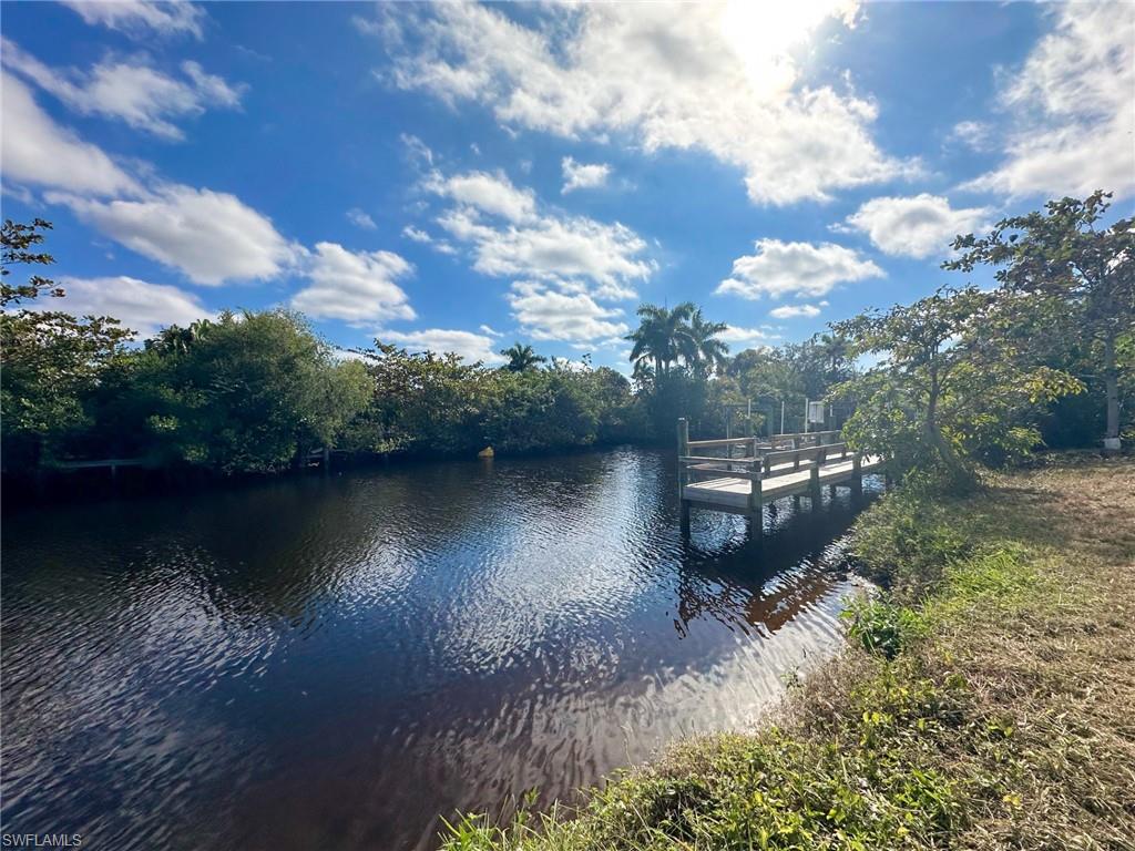 137 Meta Street Fort Myers, FL 33905 - Photo 32 of 50 Dock featuring a water view