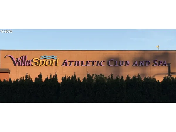 a view of outdoor space with sign board