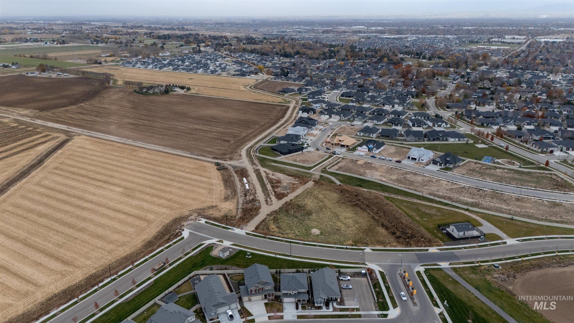 4141 South Colditz Way Meridian, ID 83642 - Photo 37 of 40 Aerial view of property's location featuring nearby suburban area