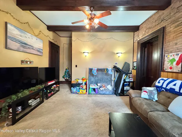 a room with musical instruments