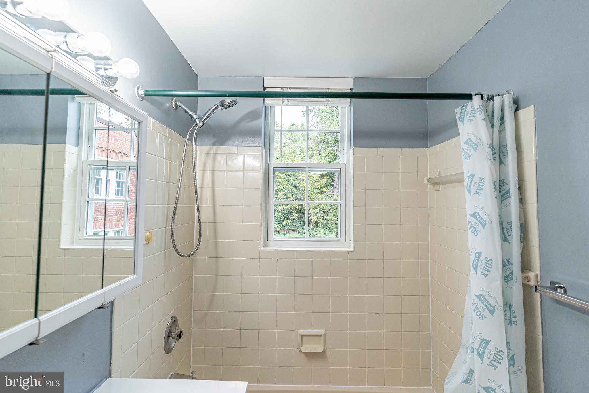 1728 North Rhodes Street, Unit 5275 Arlington, VA 22201 - Photo 18 of 19 Bathroom window to mature greenery