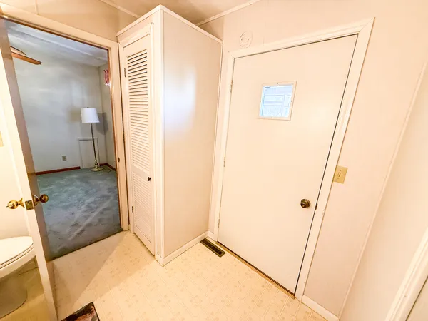 a view of room with window and couch