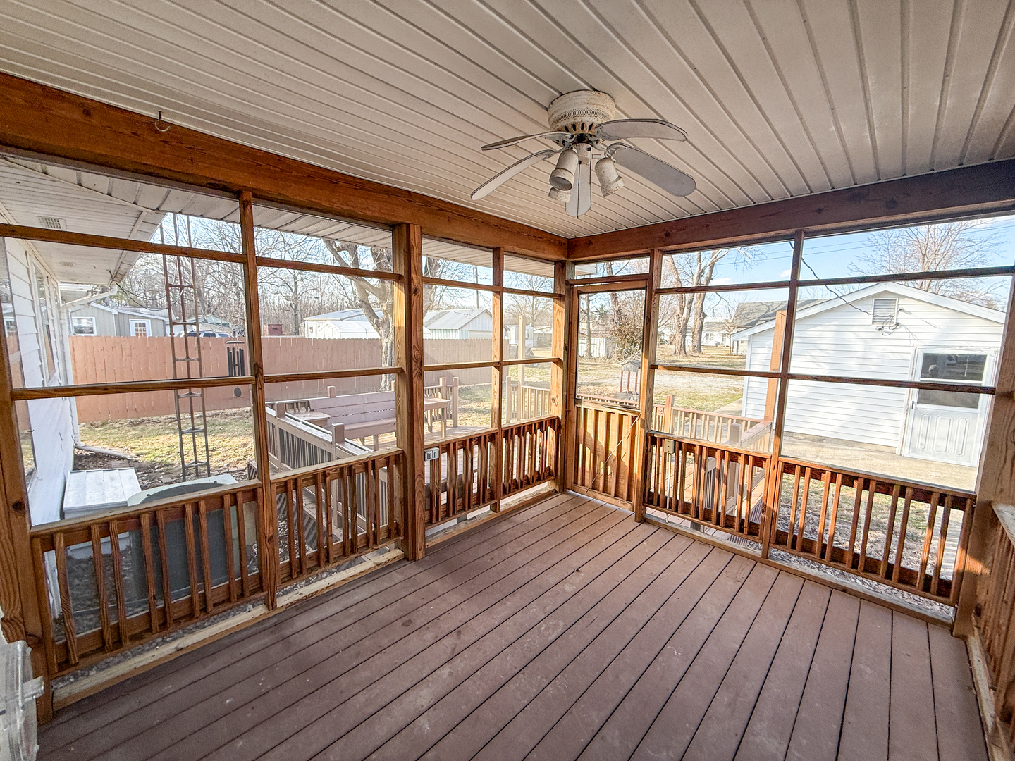 218 South 3rd Street Southwest Clay City, IL 62824 - Photo 47 of 63 a view of a porch with wooden floor