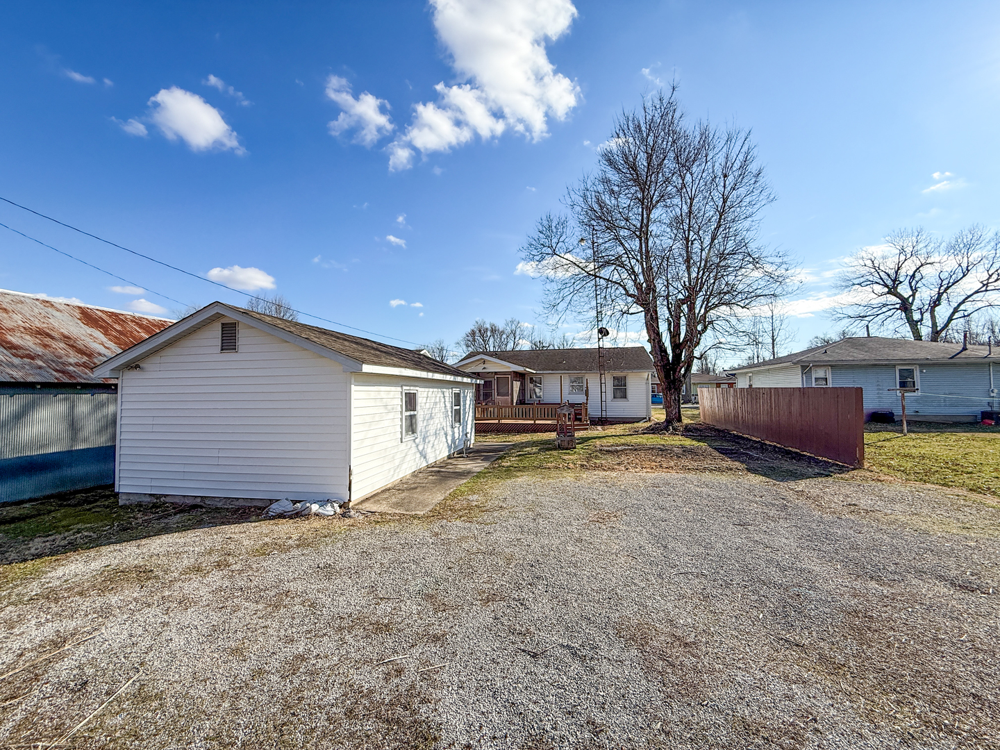 218 South 3rd Street Southwest Clay City, IL 62824 - Photo 62 of 63 a view of a house with a yard and large tree