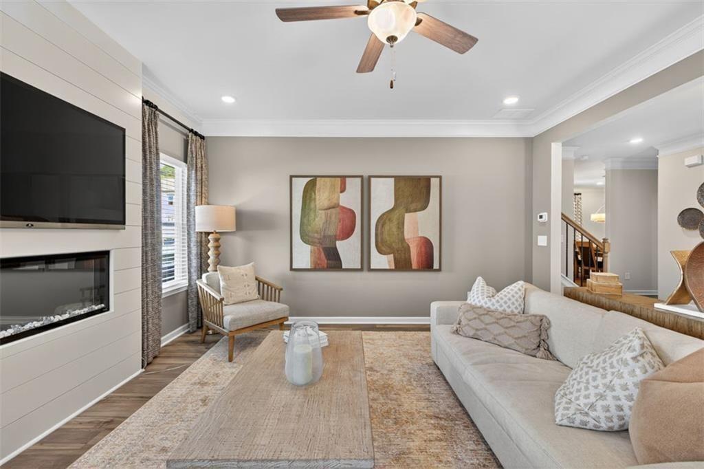 17 North Haven Drive Rome, GA 30165 - Photo 18 of 41 a living room with furniture and a flat screen tv