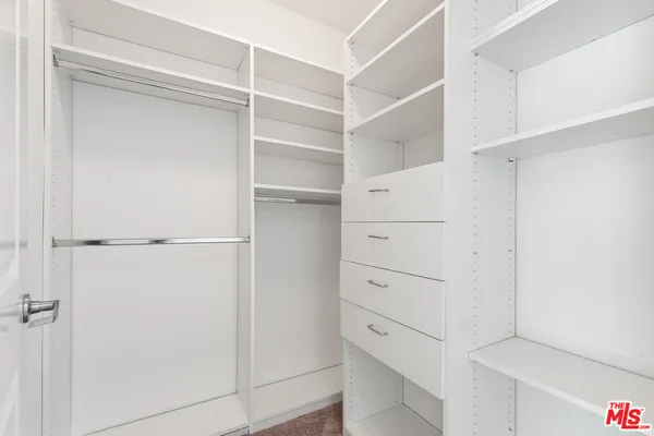 a view of walk in closet
