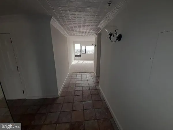 a view of hallway with window