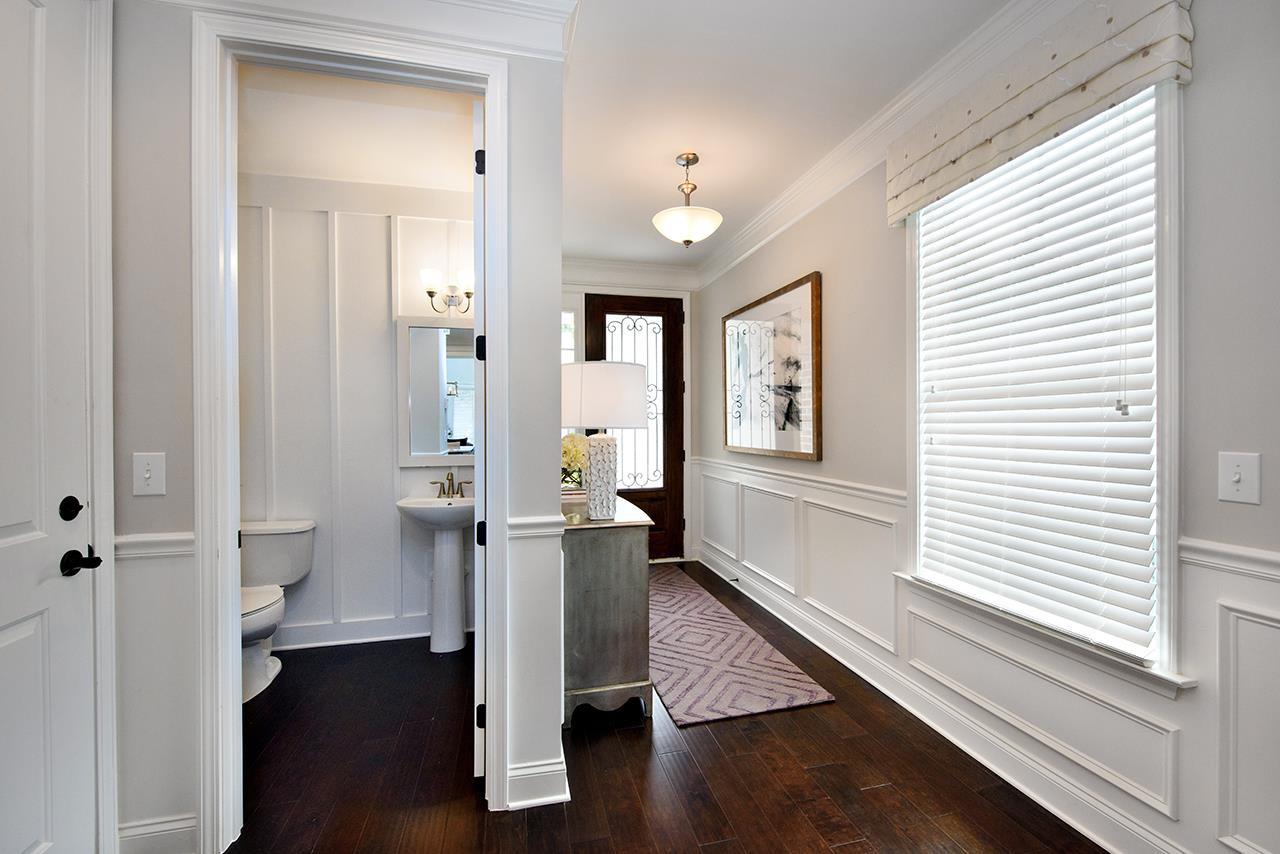 First floor half bath