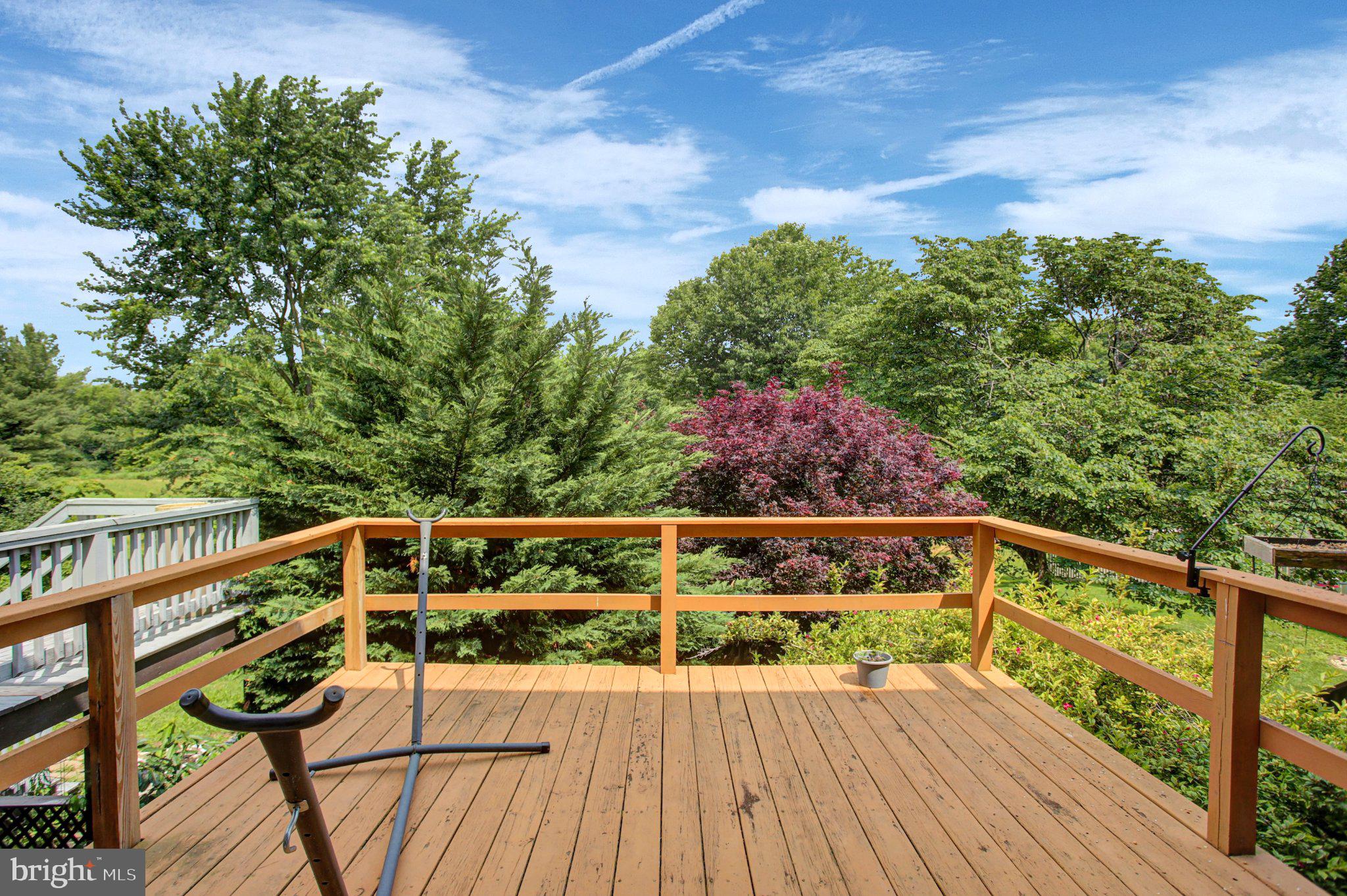 1557 Brechbill Road Chambersburg, PA 17202 - Photo 24 of 33 Serene deck with lush greenery view.