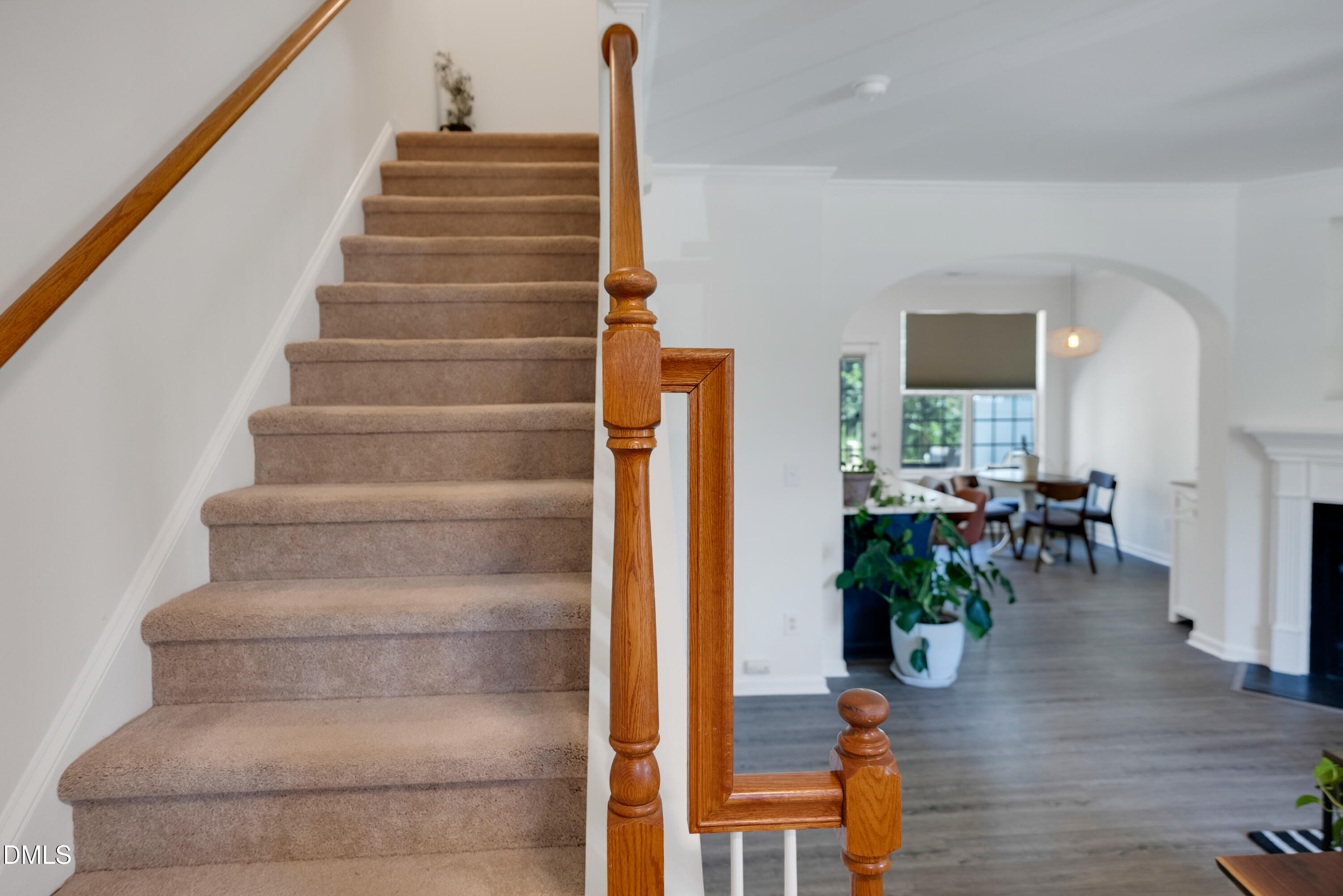 3617 Sugar Tree Place Durham, NC 27713 - Photo 22 of 38 a view of entryway and hall with wooden floor