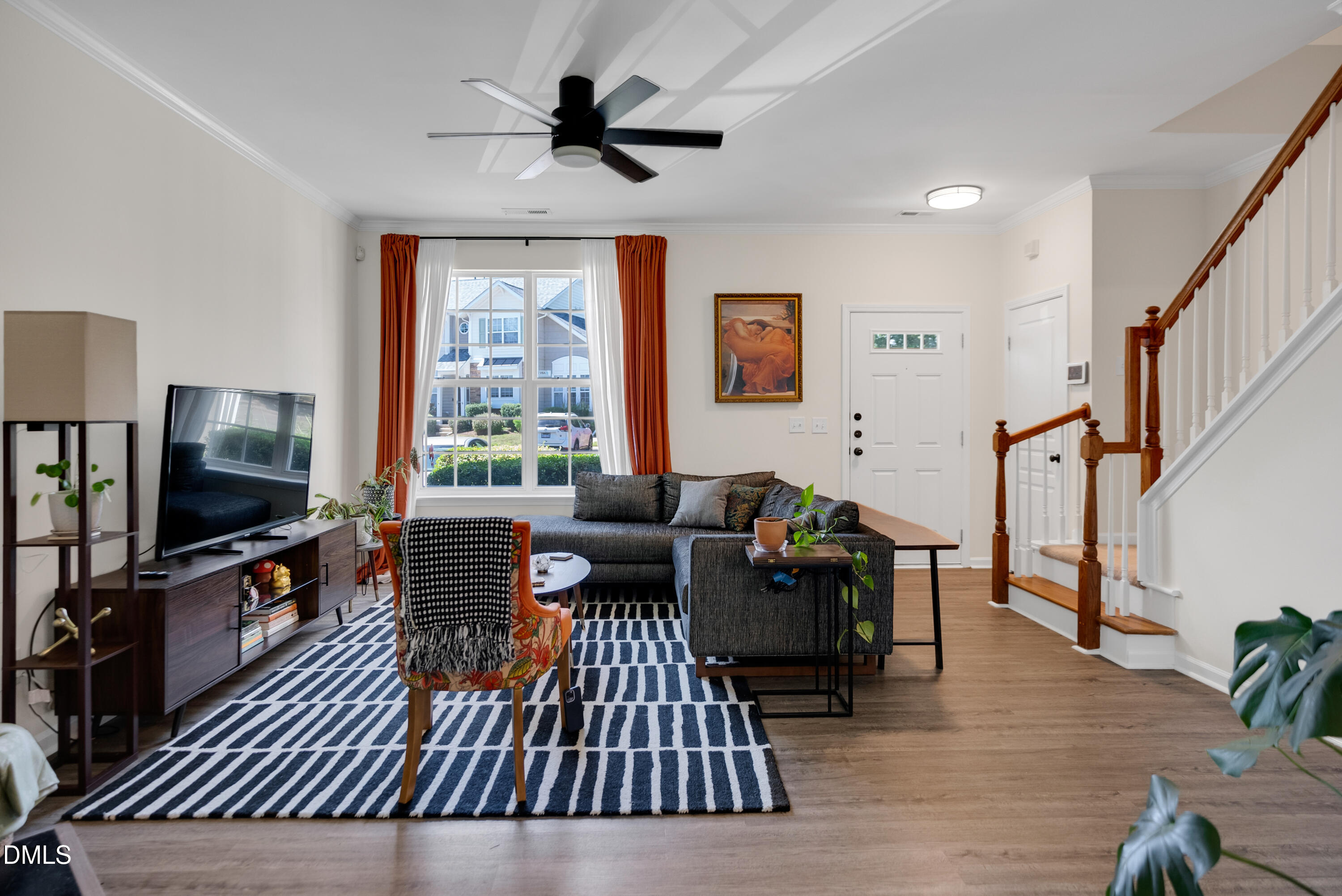 3617 Sugar Tree Place Durham, NC 27713 - Photo 4 of 38 a living room with furniture and a flat screen tv