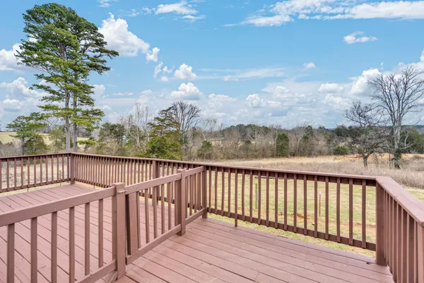 a view of city from a balcony