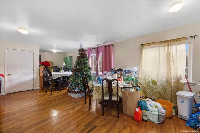 a room with a bed and a desk