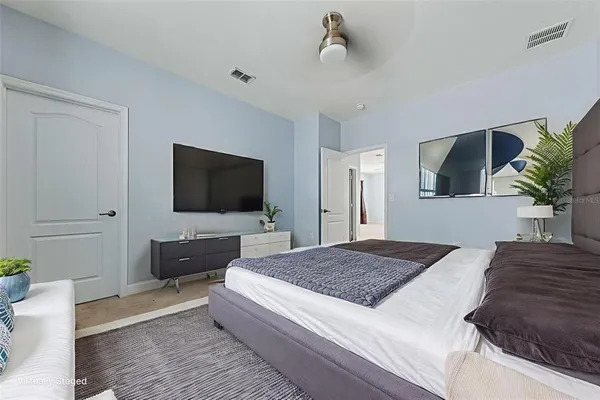 a view of an empty room
