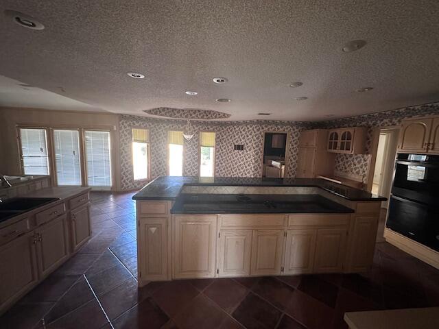4610 91st Street Lubbock, TX 79424 - Photo 3 of 26 a kitchen with kitchen island granite countertop a sink and wooden floors
