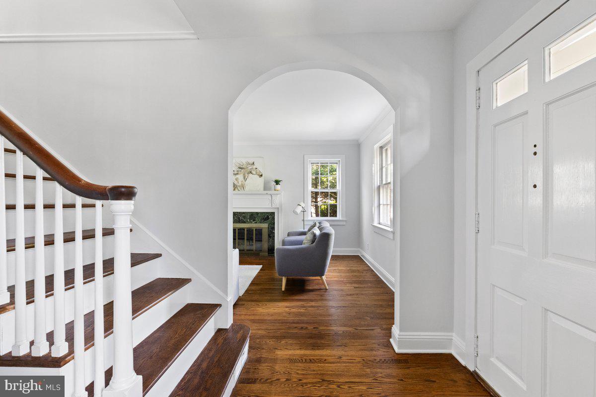 122 Linden Lane Princeton, NJ 08540 - Photo 2 of 19 a view of an entryway with wooden floor