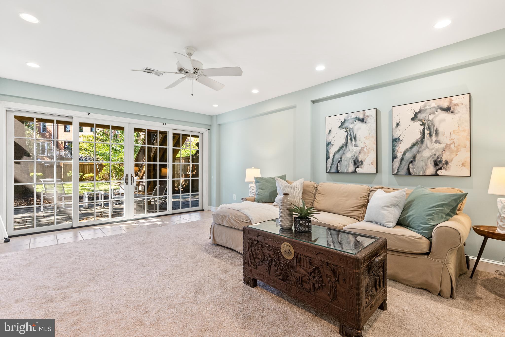 2812 39th Street Northwest Washington, DC 20007 - Photo 19 of 33 The walk-out lower is a wonderful multi-use space