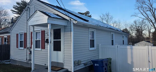 a view of a house with a door