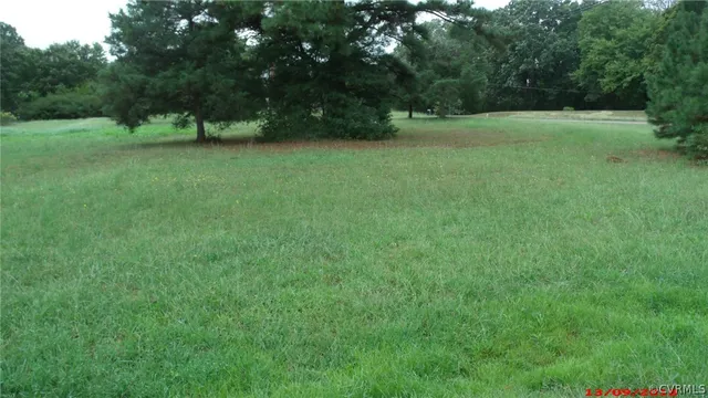 a view of a green yard