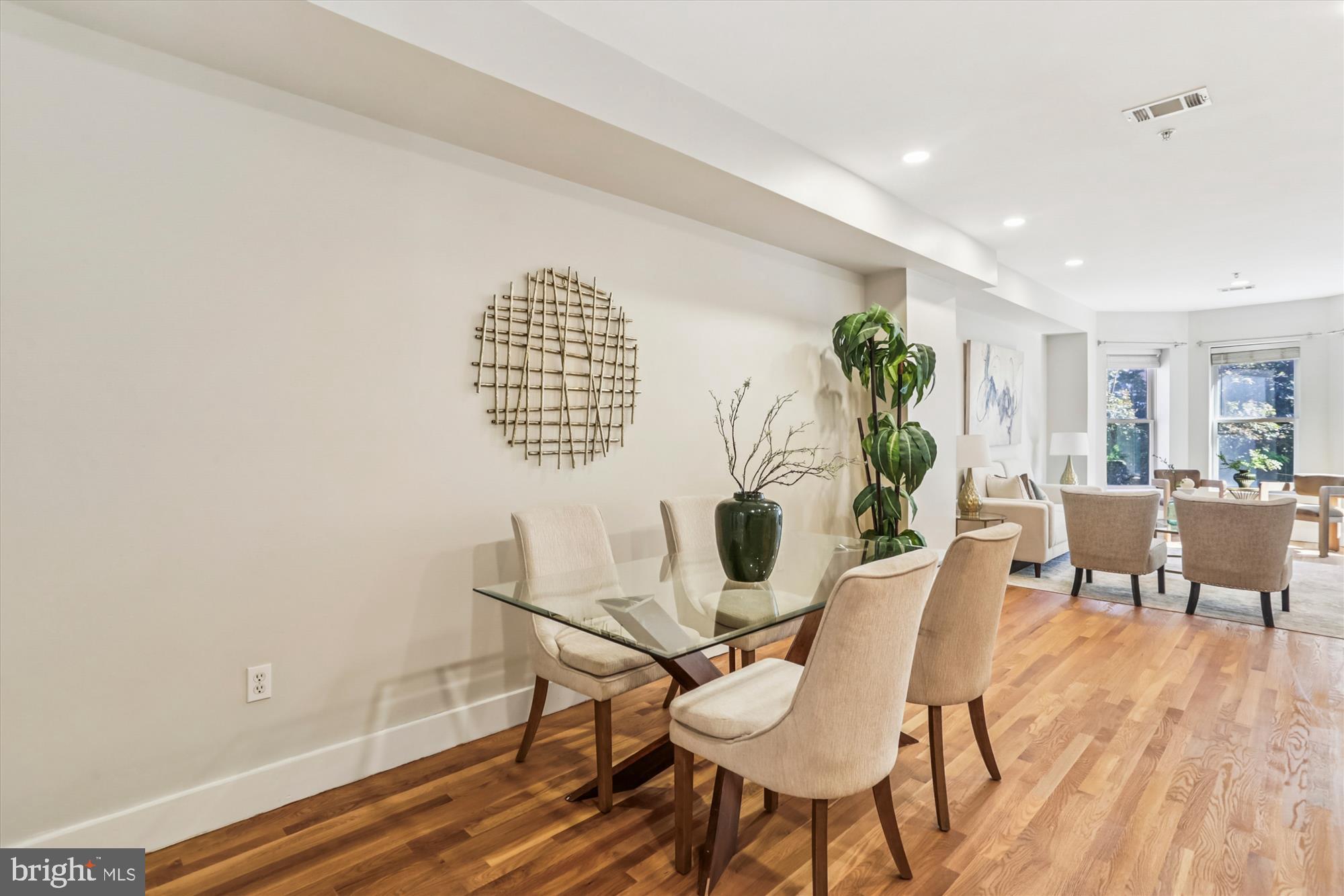 3222 13th Street Northwest, Unit 2 Washington, DC 20010 - Photo 18 of 52 a view of a dining room with furniture and wooden floor