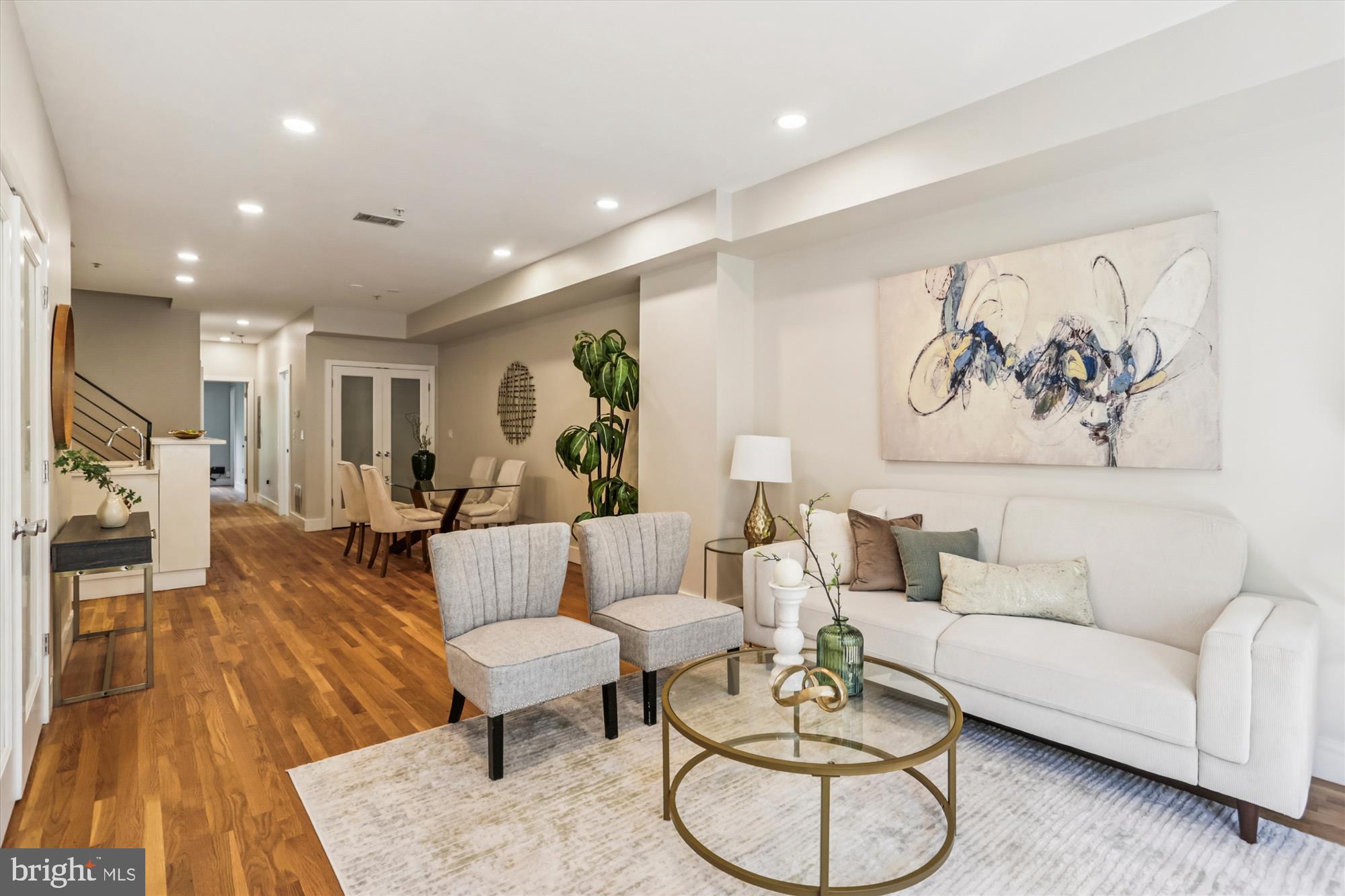 3222 13th Street Northwest, Unit 2 Washington, DC 20010 - Photo 31 of 52 a living room with furniture or couch and a table