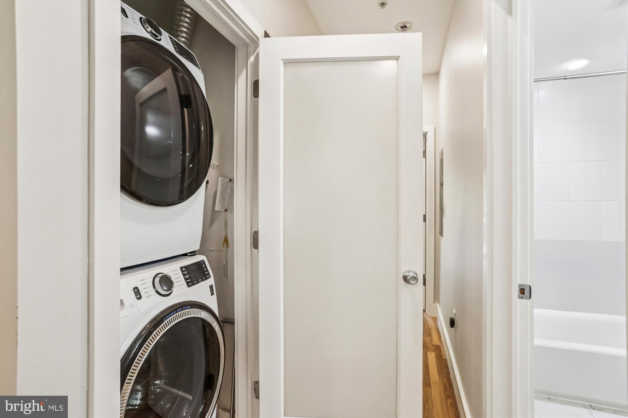 3222 13th Street Northwest, Unit 2 Washington, DC 20010 - Photo 35 of 52 a utility room with dryer and washer