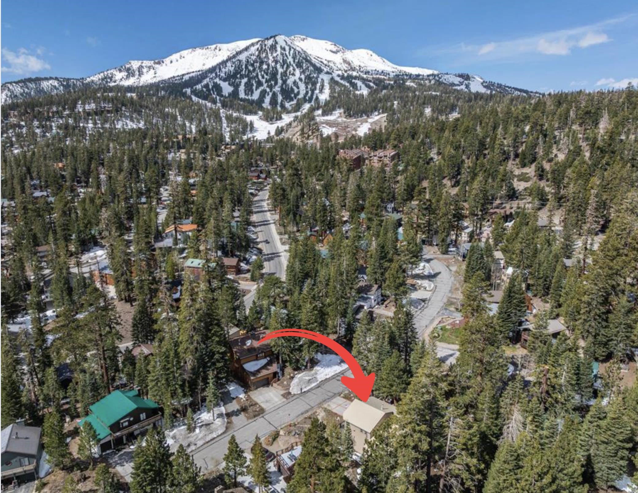 139 Ridgecrest Drive Mammoth Lakes, CA 93546 - Photo 2 of 65 Aerial perspective showcasing the property