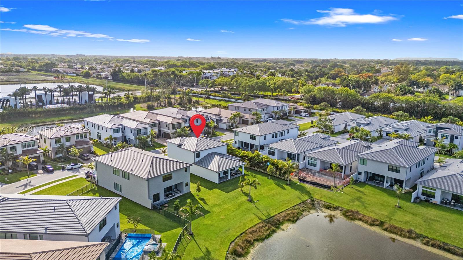 9378 Sunflower Mdw Road Boca Raton, FL 33434 - Photo 14 of 17 Overhead view of property looking southeast
