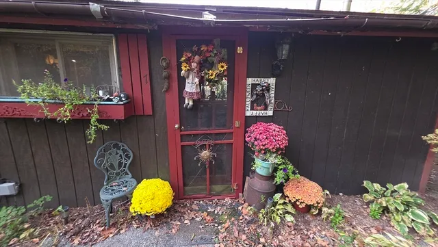 a vase of flowers sitting on a table