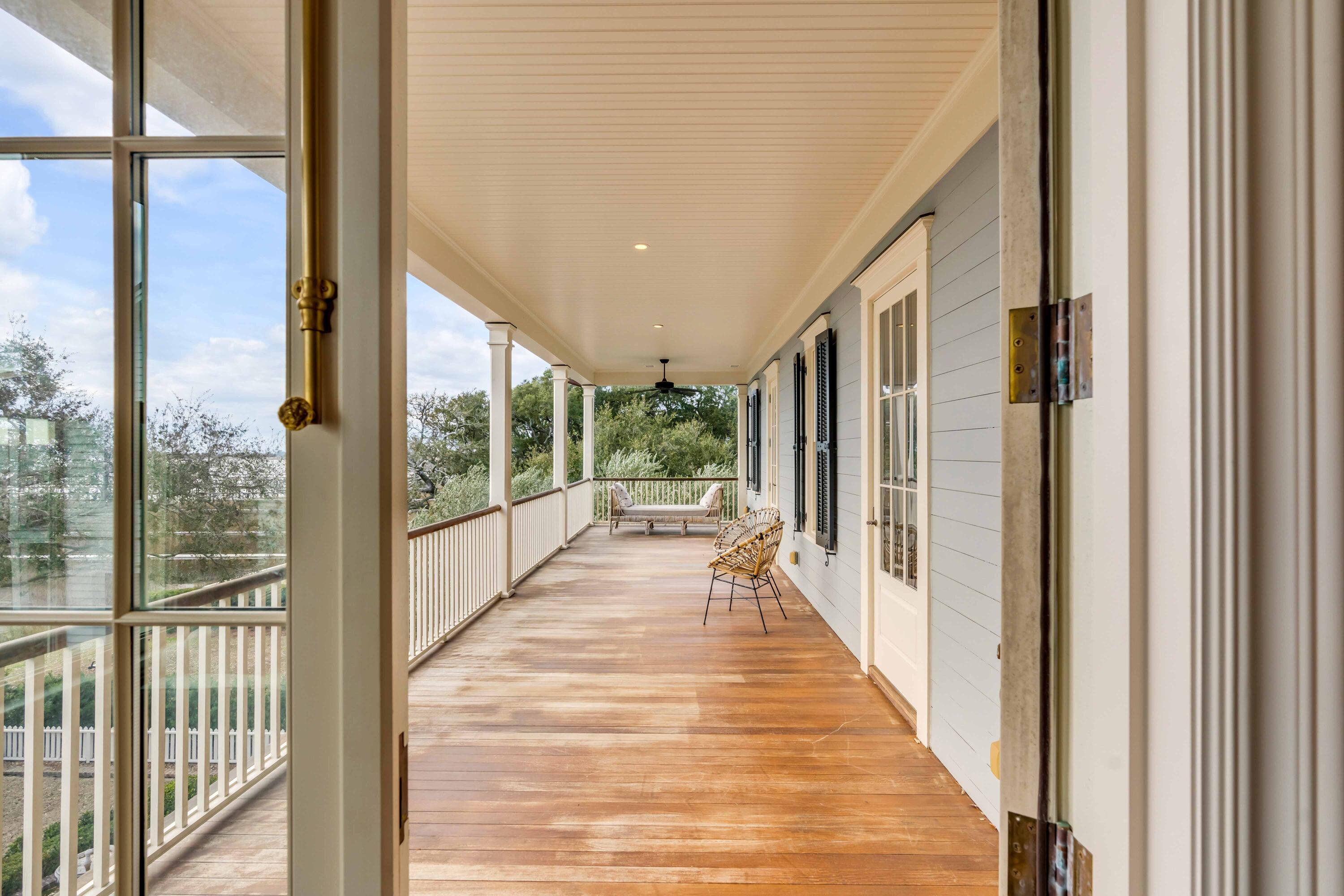 205 Ferry Street Mount Pleasant, SC 29464 - Photo 24 of 59 Private Porch off Primary Bedroom Suite