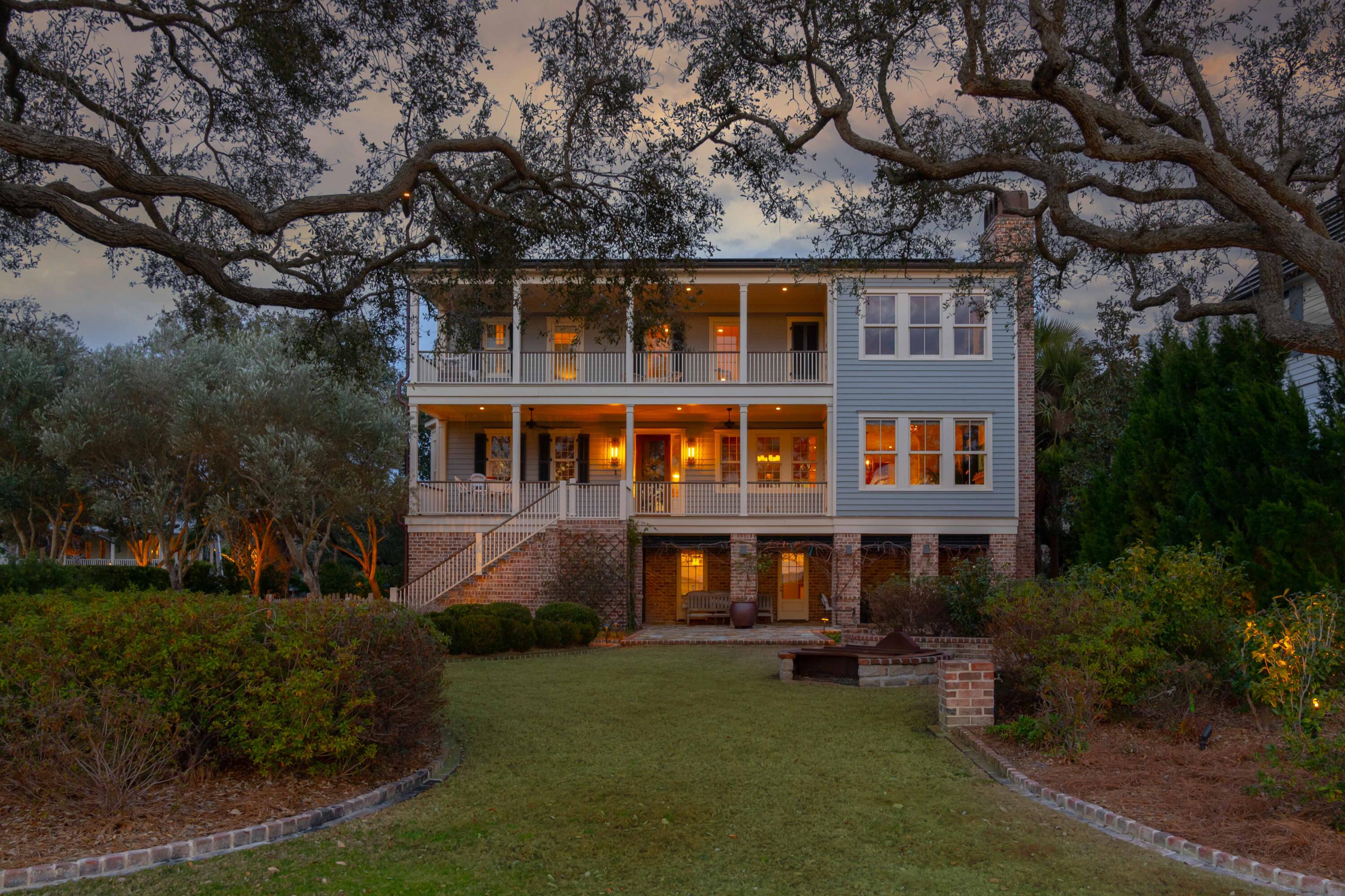 205 Ferry Street Mount Pleasant, SC 29464 - Photo 59 of 59 Home at Twilight