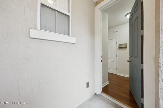 a view of front door